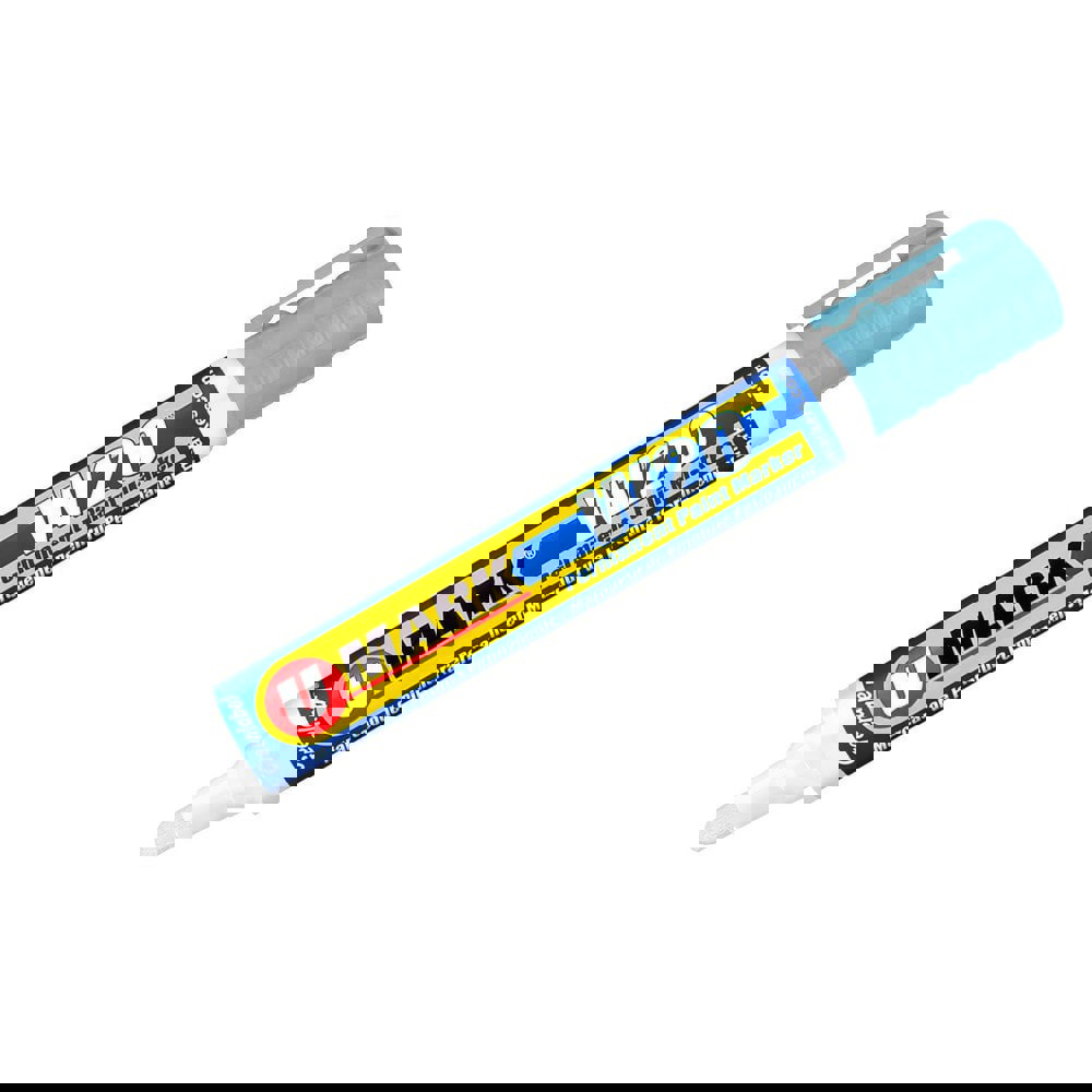 Markers & Paintsticks; Marker Type: Liquid Paint Marker; Tip Shape: Bullet; Chisel; Color: Blue; Ink Type: Xylene-free; Water Base; Fade Resistant; Water Resistant; Tip Type: Reversible; Bullet; Chisel; For Use On: Wood; Glass; Cardboard; Plastic; Metal;